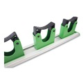 Cleaning Tools | Unger HO700 28 in. x 3.15 in. x 2.17 in. Hang Up Cleaning Holder - Silver/Green image number 1