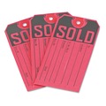 Back to School Sale | Avery 15161 4.75 in. x 2.38 in. Paper Sold Tags - Red/Black (500/Box) image number 2
