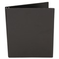 Just Launched | Universal UNV31401 Economy 11 in. x 8.5 in. 1 in. Capacity 3-Ring Non-View Binder - Black image number 2