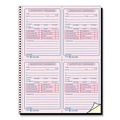 Retail Store Supplies | TOPS 4009 3.88 x 5.5 Two-Part Carbonless Telephone Message Book with Fax/Mobile Section image number 2