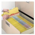 File Folders | Smead 14939 2 in. Expansion Colored Pressboard Folders with 2 SafeSHIELD Coated Fasteners - Letter Size/Yellow (25/Box) image number 5