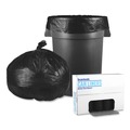 Trash Bags | Boardwalk H8647HKKR01 43 in. x 47 in. 56 gal. 0.6 mil Low-Density Waste Can Liners - Black (100/Carton) image number 2