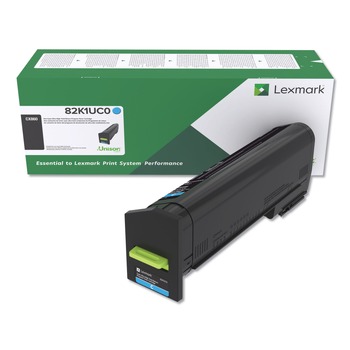 Lexmark 82K1UC0 55000 Page-Yield Return Program Ultra High-Yield Toner - Cyan