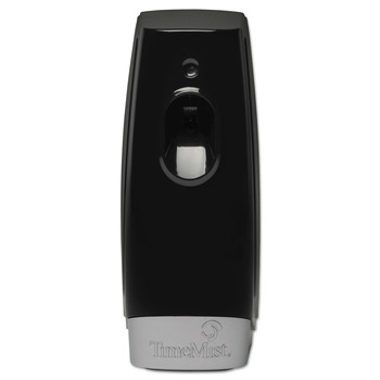 PRODUCTS | TimeMist 1047811 3.5 in. x 3.5 in. x 8.25 in. Settings Metered Air Freshener Dispenser - Black (6/Carton)