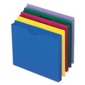 File Jackets & Sleeves | Pendaflex 50990 Straight Tab Poly Letter File Jackets - Assorted File Folder Colors (10/Pack) image number 0