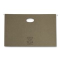 File Folders | Smead 64326 3.5 in. Capacity 1 Section Legal Size 100 Percent Recycled Hanging Pockets with Full-Height Gusset - Standard Green (10/Box) image number 1