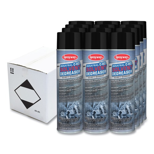 Cleaning & Janitorial Supplies | Sprayway SW064 20 oz. C-60 Industrial Solvent Degreaser (12/Carton) image number 0