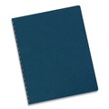 File Jackets & Sleeves | Fellowes Mfg Co. 52145 11.25 in. x 8.75 in. Executive Leather-Like Unpunched Presentation Cover - Navy (50/Pack) image number 2