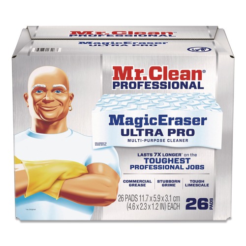 All-Purpose Cleaners | P&G Pro 80817272 Magic Eraser Ultra Pro Multi-Purpose Cleaner 4.72 x 1.38 x 2.56 Thick White (26/Carton) image number 0