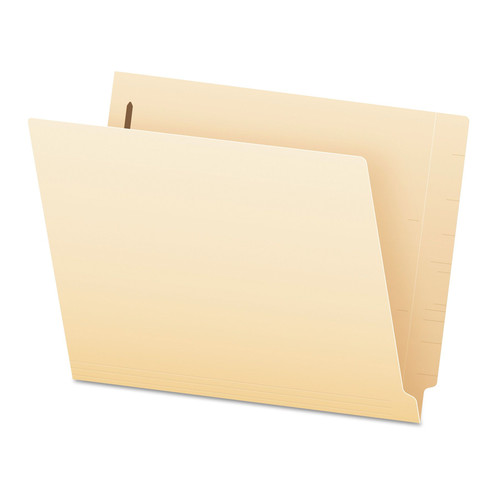 File Folders | Pendaflex 62714EE SmartShield 2 Fasteners Letter Size End Tab Fastener Folders - Manila Exterior (50/Box) image number 0