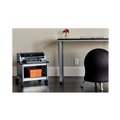 Office Desks & Workstations | Safco 1943BLSL 47.25 in. x 24 in. x 28.75 in. Steel Desk - Black/Silver image number 8