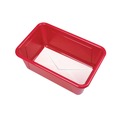Boxes & Bins | Storex 62407U05C 12.28 in. x 7.95 in. x 5.23 in. Cubby Bin with Lid - Red (5/Pack) image number 1
