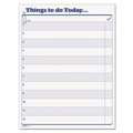 Notebooks & Pads | TOPS 2170 100 Forms 8.5 in. x 11 in. One-Part (No Copies) "Things To Do Today" Daily Agenda Pad (1-Pad) image number 0