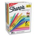 Highlighters | Sharpie 2157485 Pocket Style Chisel Tip Highlighters - Assorted Colors (36/Pack) image number 0