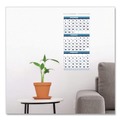 Back to School Sale | House of Doolittle 3645 14-Month: June 2025 to July 2026 8 in. x 17 in. Academic Year Recycled Three-Month Format Wall Calendar - White Sheets image number 3