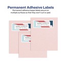 Labels | Avery 06526 Easy Peel 1 in. x 2.63 in. Inkjet/Laser Printers Mailing Labels with Sure Feed Technology - Glossy White (750/Pack) image number 7
