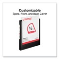 Just Launched | Universal UNV20701 0.5 in. Capacity 11 in. x 8.5 in. 3 Slant D-Rings View Binder - Black image number 6