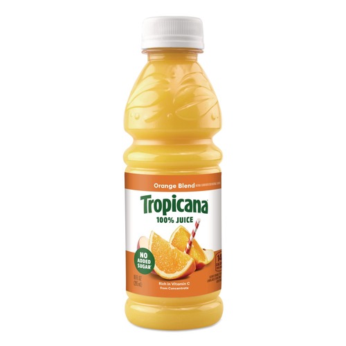 Beverages & Drink Mixes | Tropicana 20686 10 oz Orange Juice Blend (24/Carton) image number 0