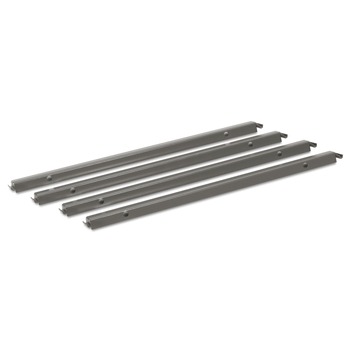 HON H919491 Single Cross Rails for 30 in. and 36 in. Wide Lateral File Cabinets - Gray (4/Pack)