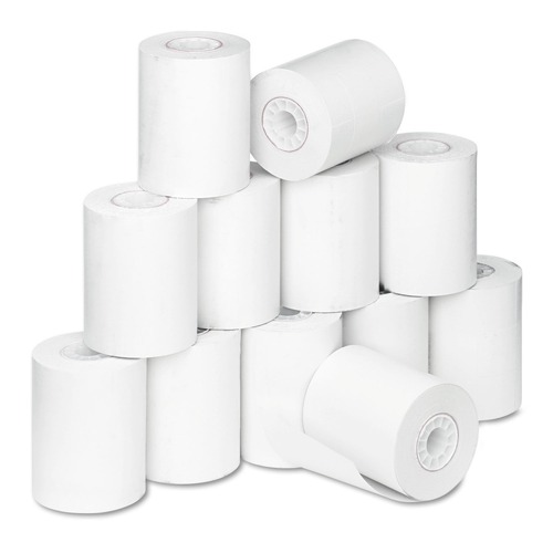 Just Launched | PM Company 6370 Direct Thermal Printing 2.25 in. x 80 ft. 34hermal Paper Rolls - White (12/Pack) image number 0
