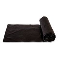 Trash Bags | Inteplast Group EC242406K High-Density 10 gal. 6 microns Commercial Can Liners - Black (1000/Carton) image number 2