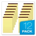 Notebooks & Pads | Ampad 20-030R Gold Fibre 8.5 in. x 14 in. Wide/Legal Ruled Writing Pads - Canary Yellow (1-Dozen) image number 5