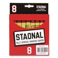 Arts & Crafts Supplies | Crayola 520002038 Staonal Marking Crayons, Red, 8/Box image number 0