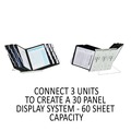 Binders | Durable 561201 InstaView Expandable Desktop Reference System with 10 Panels - Black/White image number 10