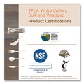 Cutlery | World Centric SP-CS-3 3 in. PLA Compostable Cutlery Tasting Spoon - White (3000/Carton) image number 2