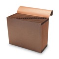 Just Launched | Smead 70318 TUFF 1/21-Cut Tab A to Z Expanding Wallet with Elastic Cord Closure - Letter, Redrope image number 2