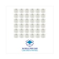 Toilet Paper | Boardwalk BWK45XTRA 2-Ply OptiCore Green Xtra Septic Safe Controlled Bath Tissue - White (36/Carton) image number 3