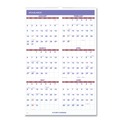 Bulletin Boards | AT-A-GLANCE PM4-28 20 in. x 30 in. 12-Month (Jan-Dec 2026) Monthly Wall Calendar with Ruled Daily Blocks - White Sheets image number 1