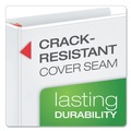 Binders | Cardinal 26310 Xtralife ClearVue 3 Rings 1-1/2 in. Cap 11 in. x 8-1/2 in. Non-Stick Locking Slant-D Ring Binder - White image number 3