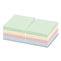 Labels | Highland 6549A 3 in. x 3 in. Self-Stick Notes - Assorted Pastel Colors (12 Pads/Pack) image number 1