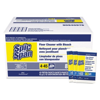  | Spic and Span 02010 2.2 oz. Packet Bleach Floor Cleaner (45-Piece/Carton)