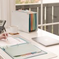File Folders | U Brands 6596U01-12 1/5-Cut Tabs Letter Size U-Eco Hanging File Folders - Assorted (12/Pack) image number 7
