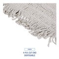 Just Launched | Boardwalk BWK1618 18 in. x 5 in. Disposable Cotton Dust Mop Head image number 4