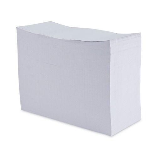 Flash Cards | Universal UNV63135 3 in. x 5 in. Unruled Continuous-Feed Index Cards - White (4000/Carton) image number 0