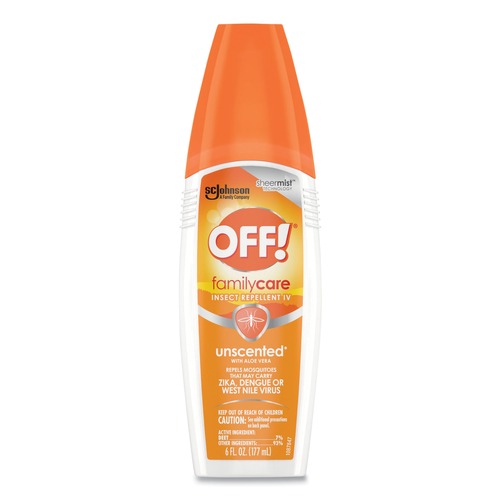  | OFF! 331348 Familycare 6-Ounce Insect Repellent Spray - Unscented (12/Carton) image number 0