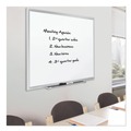 Clearance Center | Quartet 2547 Classic Series 72 x 48 Porcelain Magnetic Dry Erase Board - White Surface/Silver Aluminum Frame image number 5