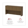 Office Desks & Workstations | Alera VA287215WA Valencia Series 70.63 in. x 15 in. x 35.38 in. 3-Compartment Hutch - Modern Walnut image number 9