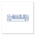 Stamps & Stamp Supplies | Universal UNV10058 Pre-Inked One-Color E-MAILED Message Stamp - Blue image number 4