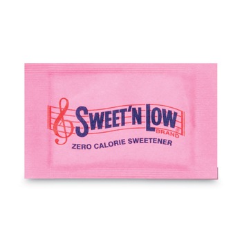Sweet'N Low 4480050150 1 Gram Packet Zero Calorie Sweetener (400 Packet/Box, 4 Box/Carton)