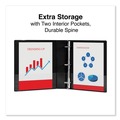 Binders | Universal UNV20771 Deluxe 1.5 in. Capacity Non-View D-Ring Binder with Label Holder - Black image number 5