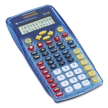  | Texas Instruments 15/PWB/2L1/A TI-15 11-Digit LCD Explorer Elementary Calculator