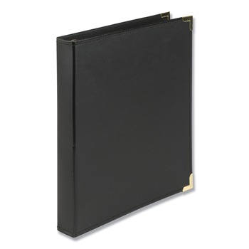 Samsill 15130 11 in. x 8.5 in. 3 Rings 1 in. Capacity Classic Collection Ring Binder - Black