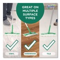 Mops | Swiffer 80810204 Sweep and Mop 12.4 in. x 2.95 in. 2-in-1 Dry/Wet Floor Mopping and Sweeping Kit - Silver Plastic Handle (6/Carton) image number 5