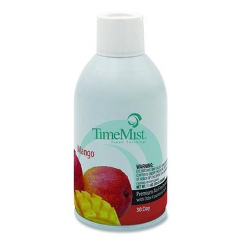 TimeMist 1042810 6.6 oz. Aerosol Metered Fragrance Dispenser Refills - Mango (12/Carton)