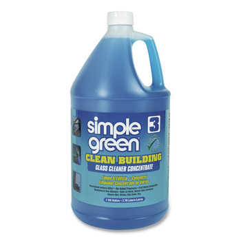 Simple Green 1210000211301 Clean Building 1-Gallon Glass Cleaner Concentrate - Unscented (2/Carton)