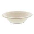 Bowls and Plates | Boardwalk BWKBOWL12NPFA 12 oz. Bagasse PFAS-Free Dinnerware Round Bowl - Tan (1000/Carton) image number 1